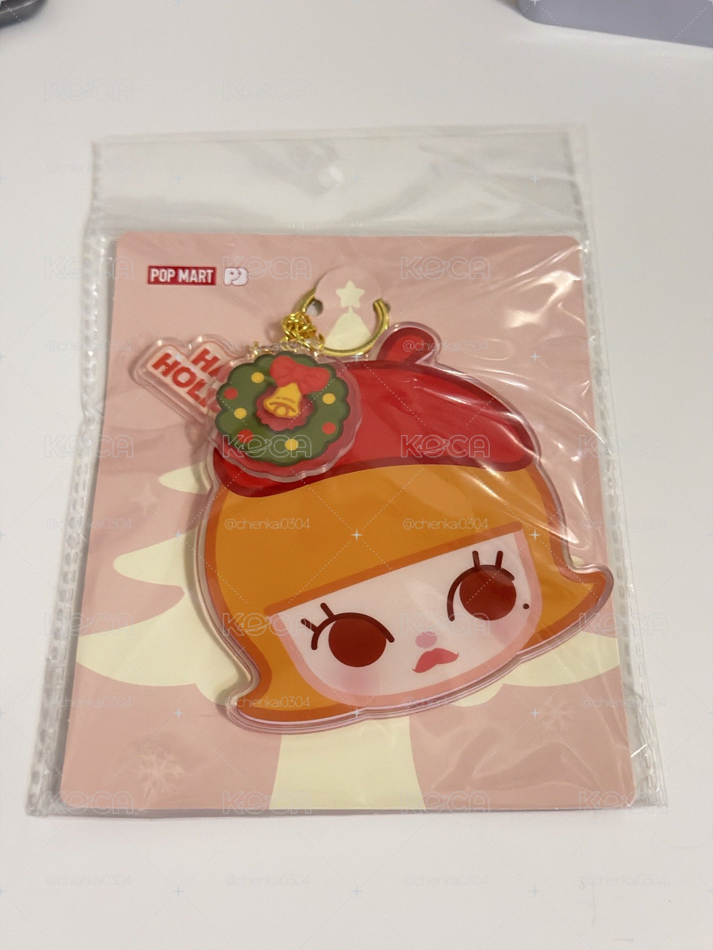 POP BEAN 聖誕系列鏡子匙扣  Molly