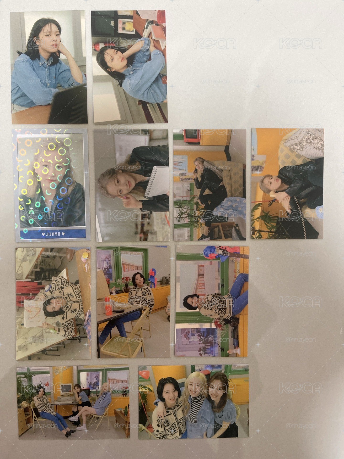 Twice University 隨機小卡