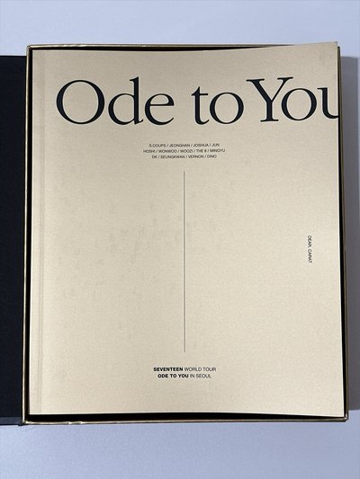 【Seventeen】Ode to You回憶錄