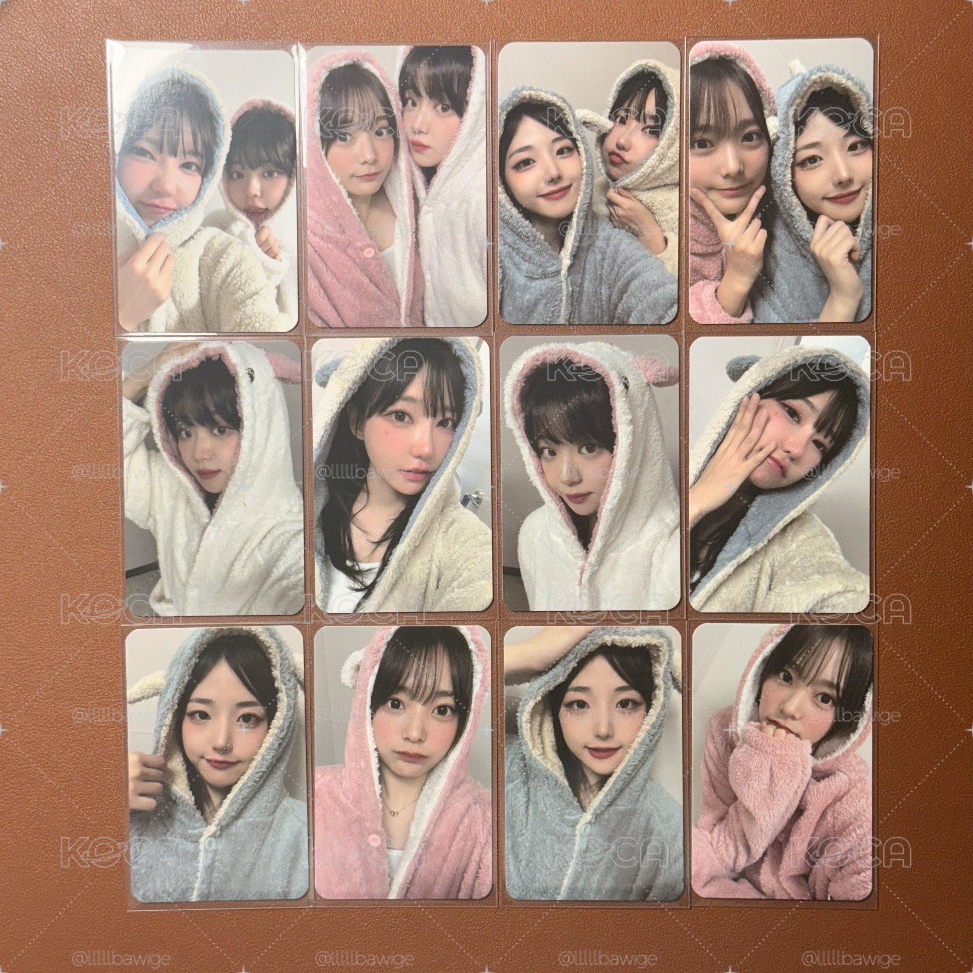QWER 出道 睡衣特典卡《完整一套》