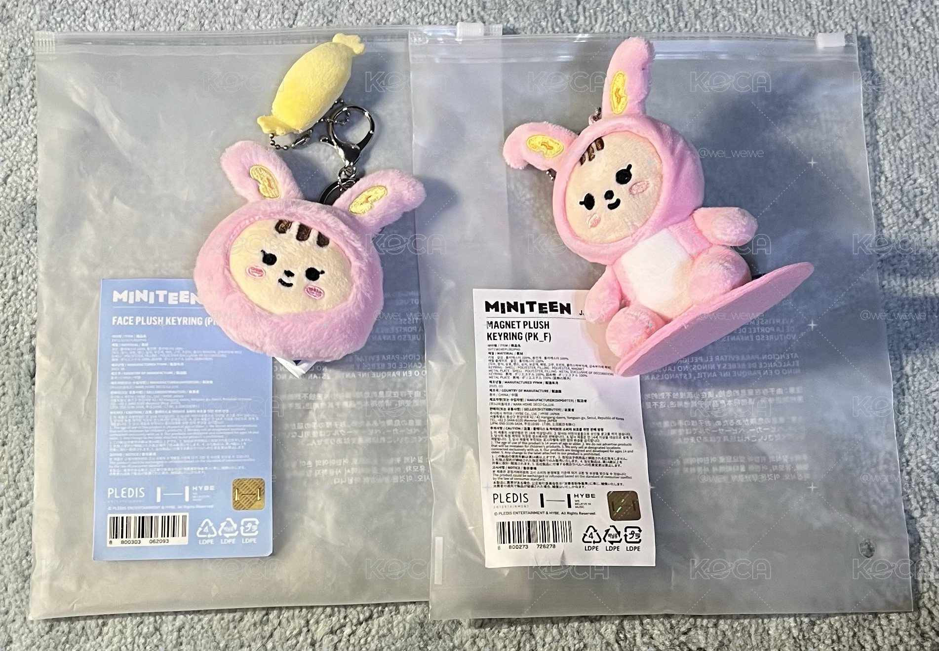MINITEEN 漢坐娃 漢大頭吊飾