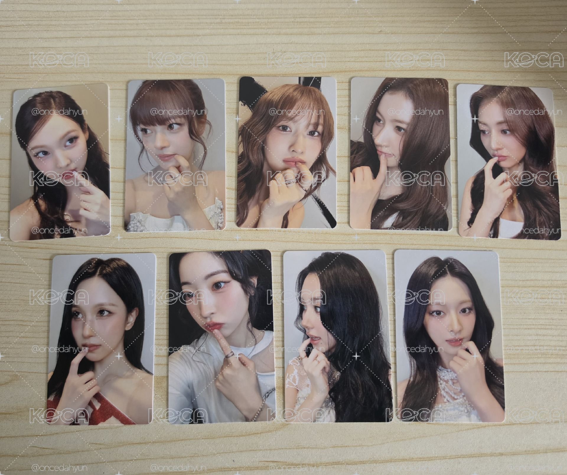 TWICE THIS IS FOR FINALE IN SEOUL 快閃店 POP UP 任務卡 一套