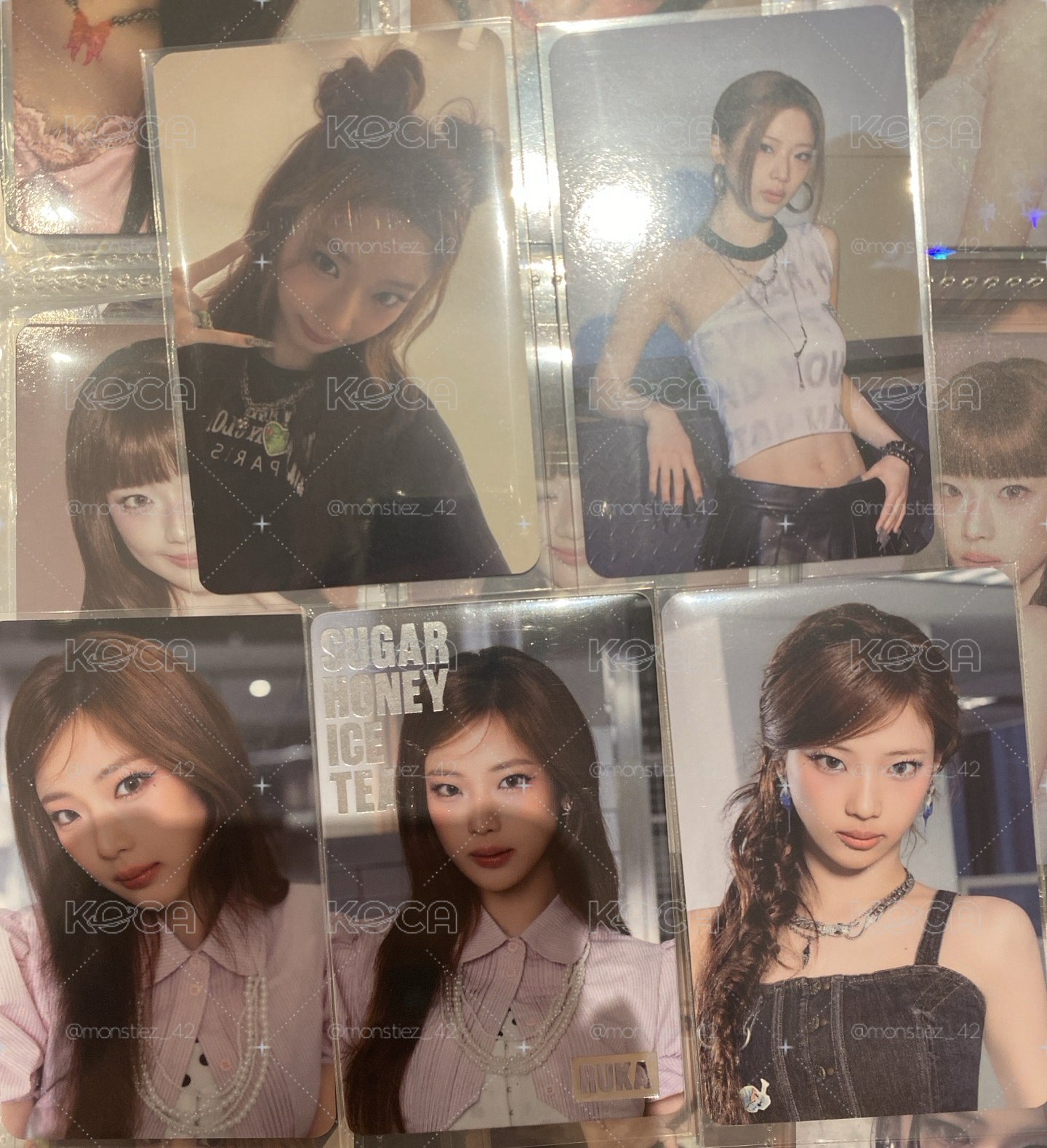 RUKA sugar honey iced tea 快閃卡包卡