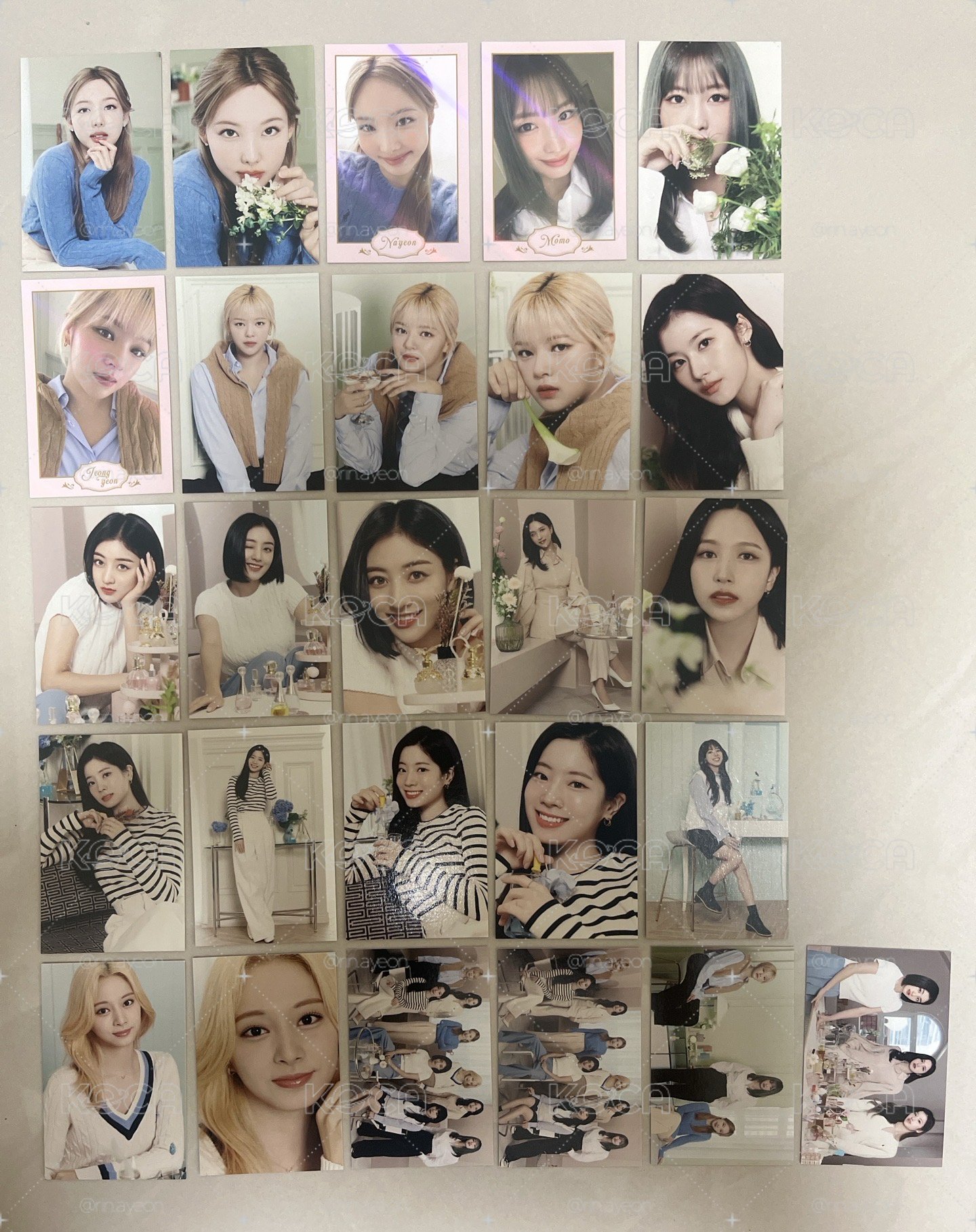 Twice 七週年 隨機小卡