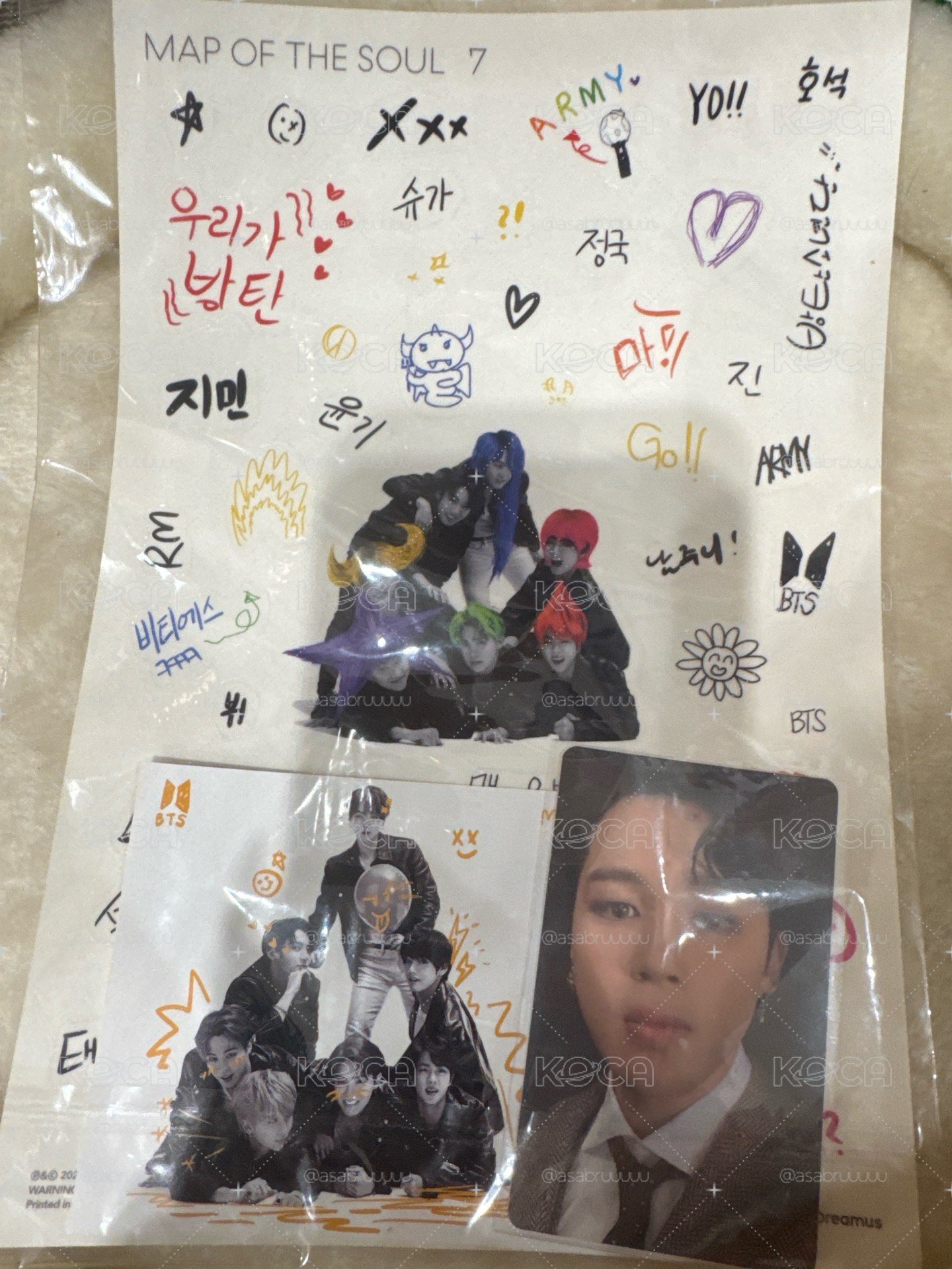 專卡 jimin 圖二是含官方貼紙明信片整組 得標後若想一起帶請私訊貓編 需討論運送風險！