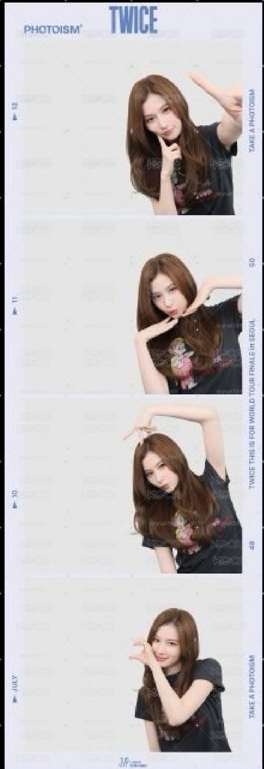twice六巡 photoism 人生四格卡 / 拍貼 