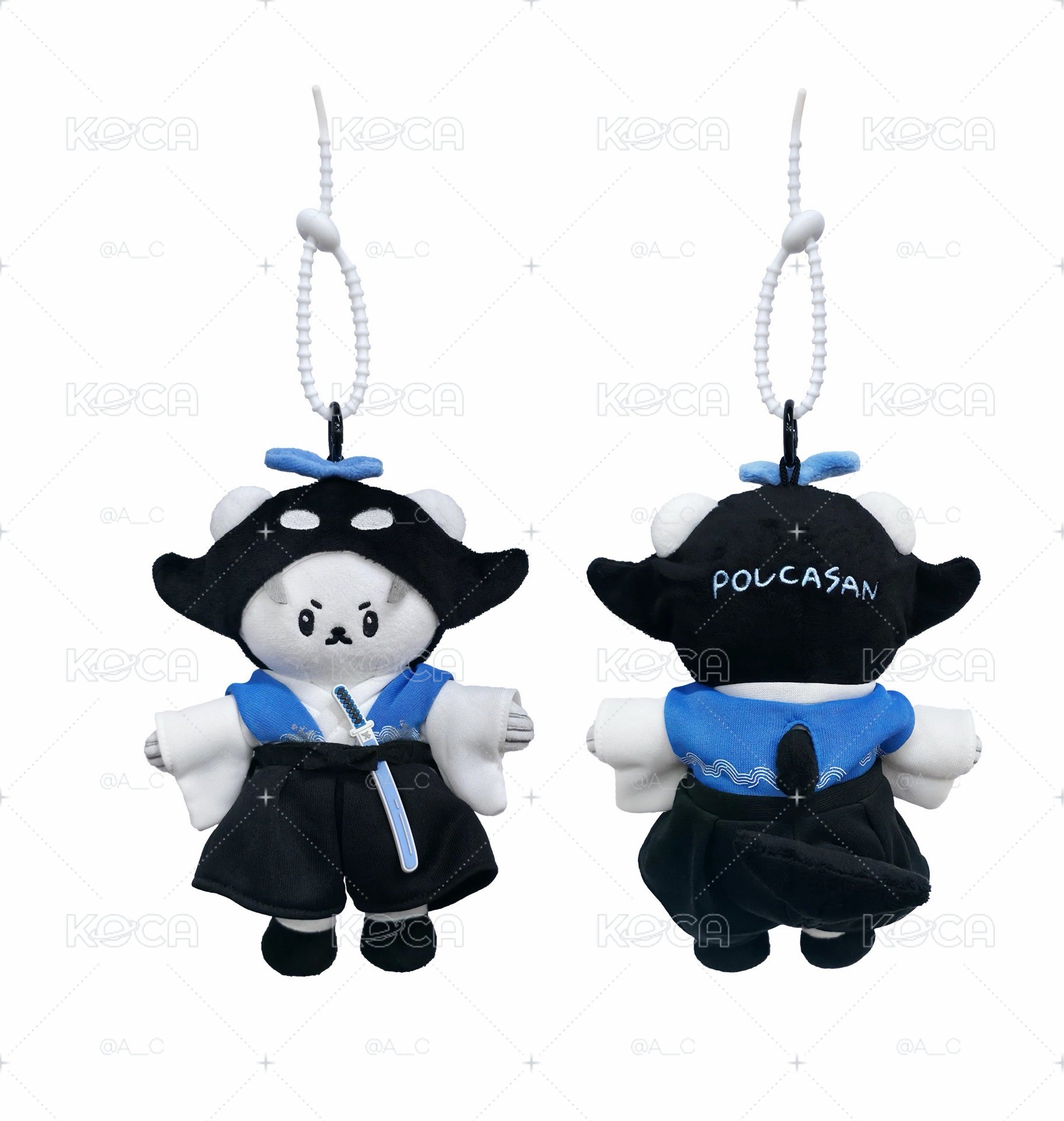 (非現貨) POLCASAN Talkie Doll Keychain 武士娃