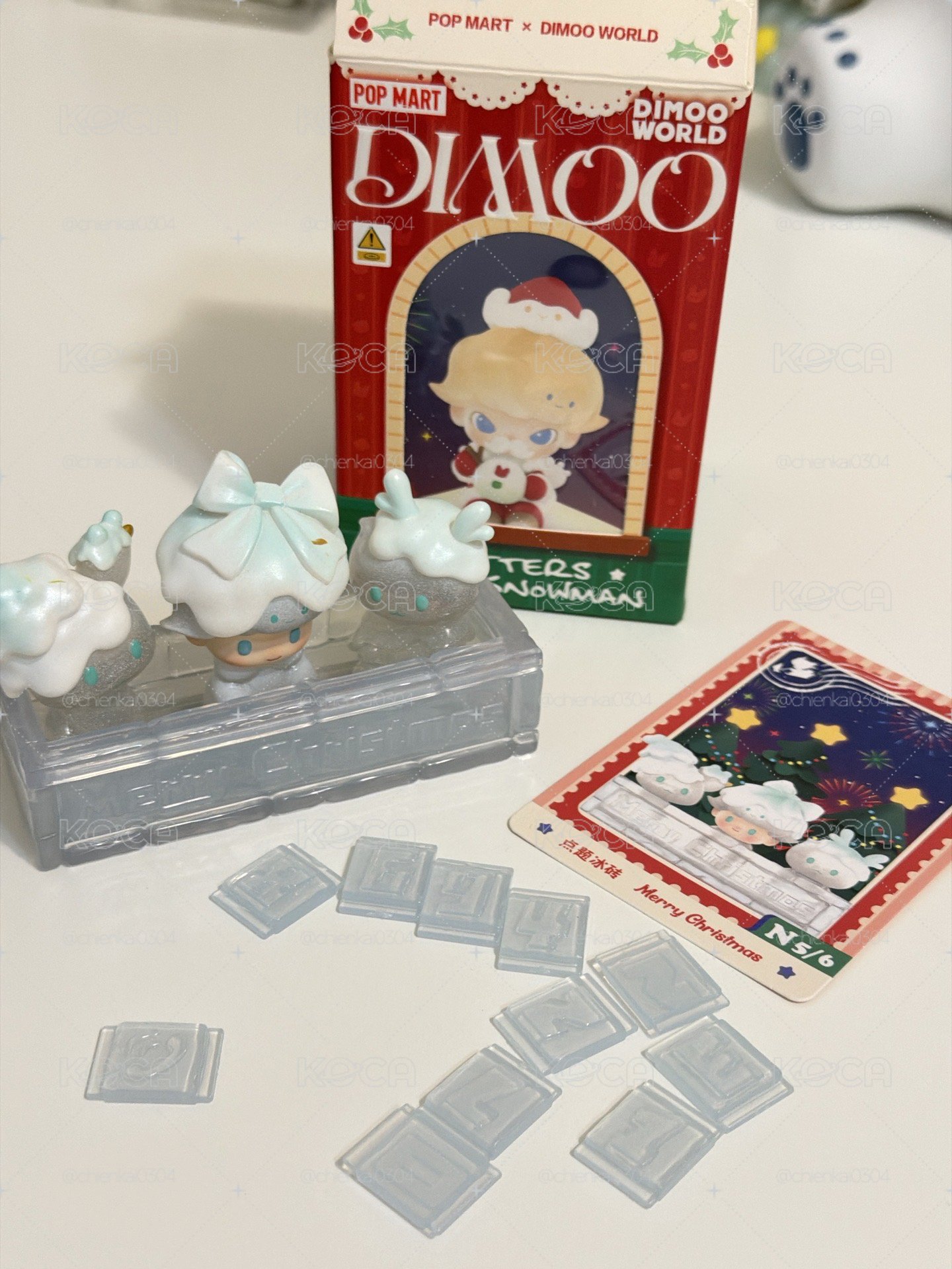 DIMOO 雪人的來信系列 點題冰磚