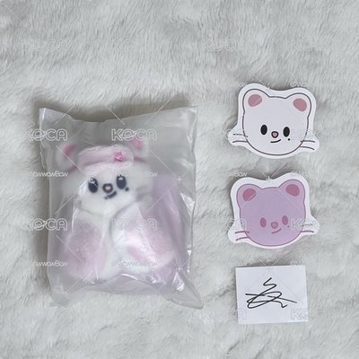 現貨速寄 Stray Kids 6th FM 吊娃 潦草娃 10CM眼罩娃 贈第一週第二週小動物及簽名紙花