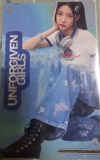 UNFORGIVEN JP 塔店 特典卡 貼紙