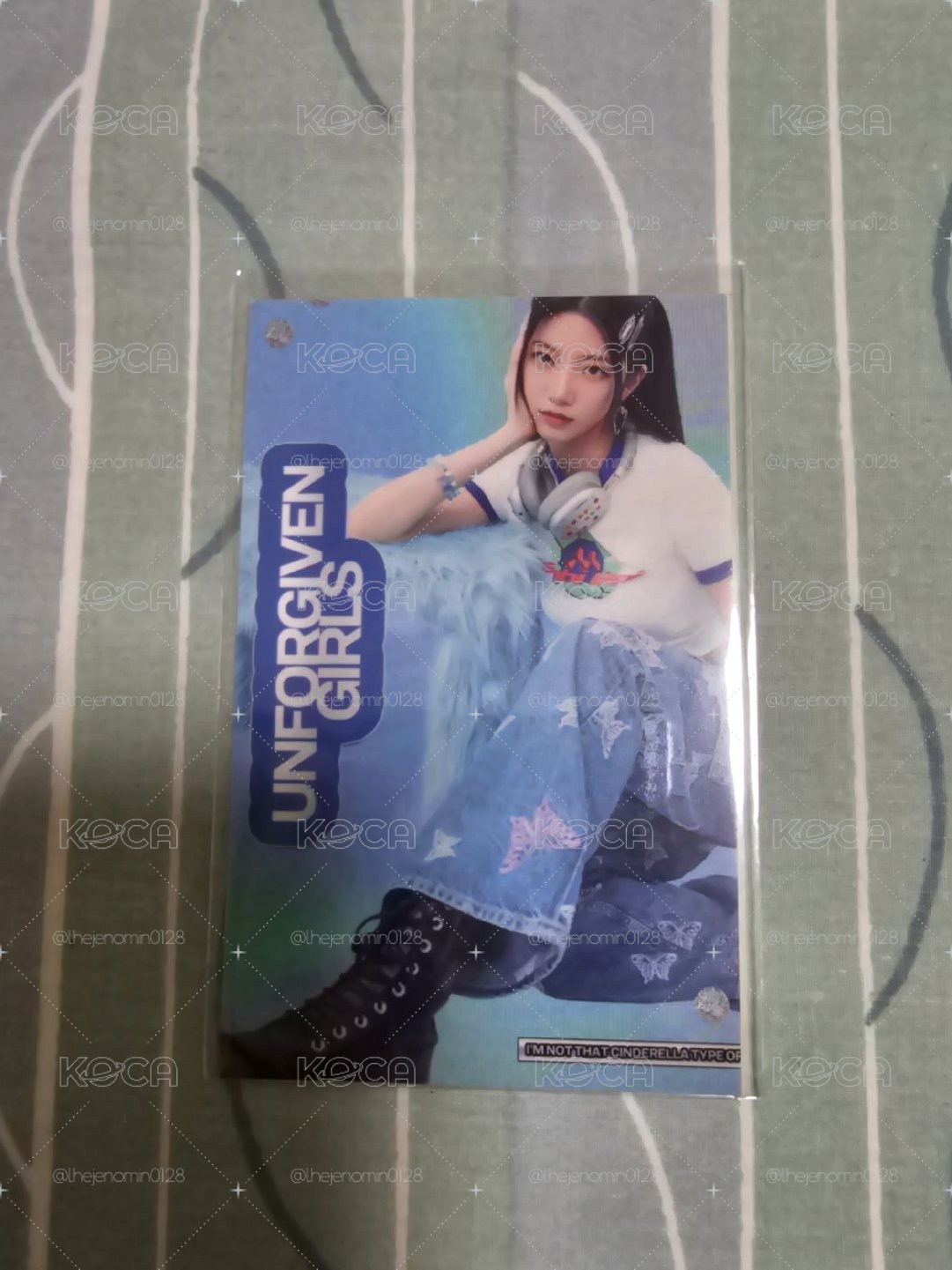 UNFORGIVEN JP 塔店 特典卡 貼紙