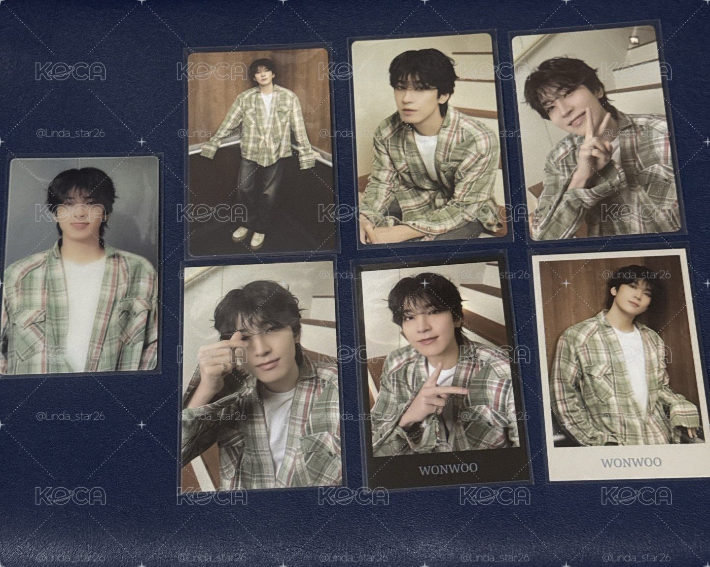 WONWOO圓佑-2024 CARATLAND克拉島卡包卡、拍立得、變化卡、襯衫卡