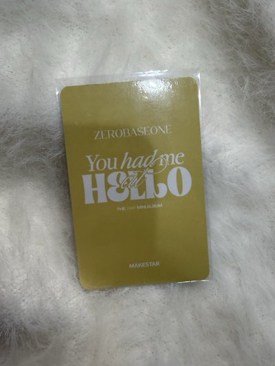 zerobaseone 章昊ms4.0幸運卡