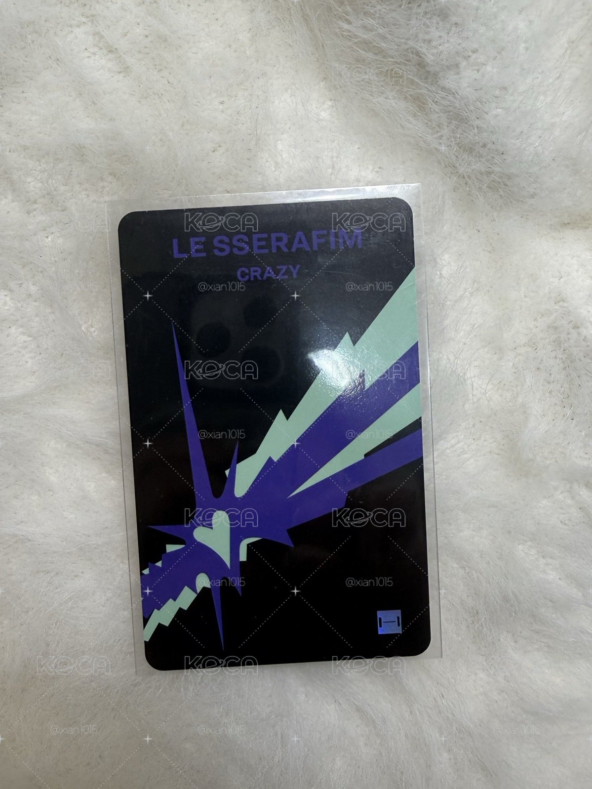 le sserafim允真crazy am幸運卡