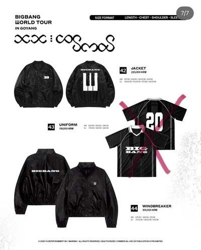 BIGBANG演唱會場週代購