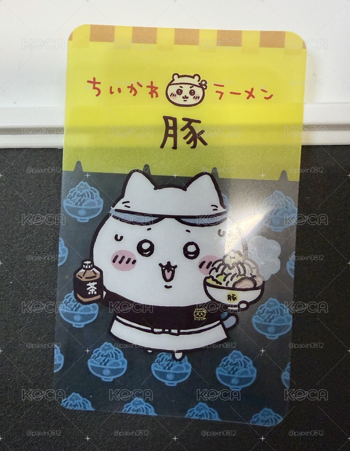豚拉麵到店特典透卡 小八款