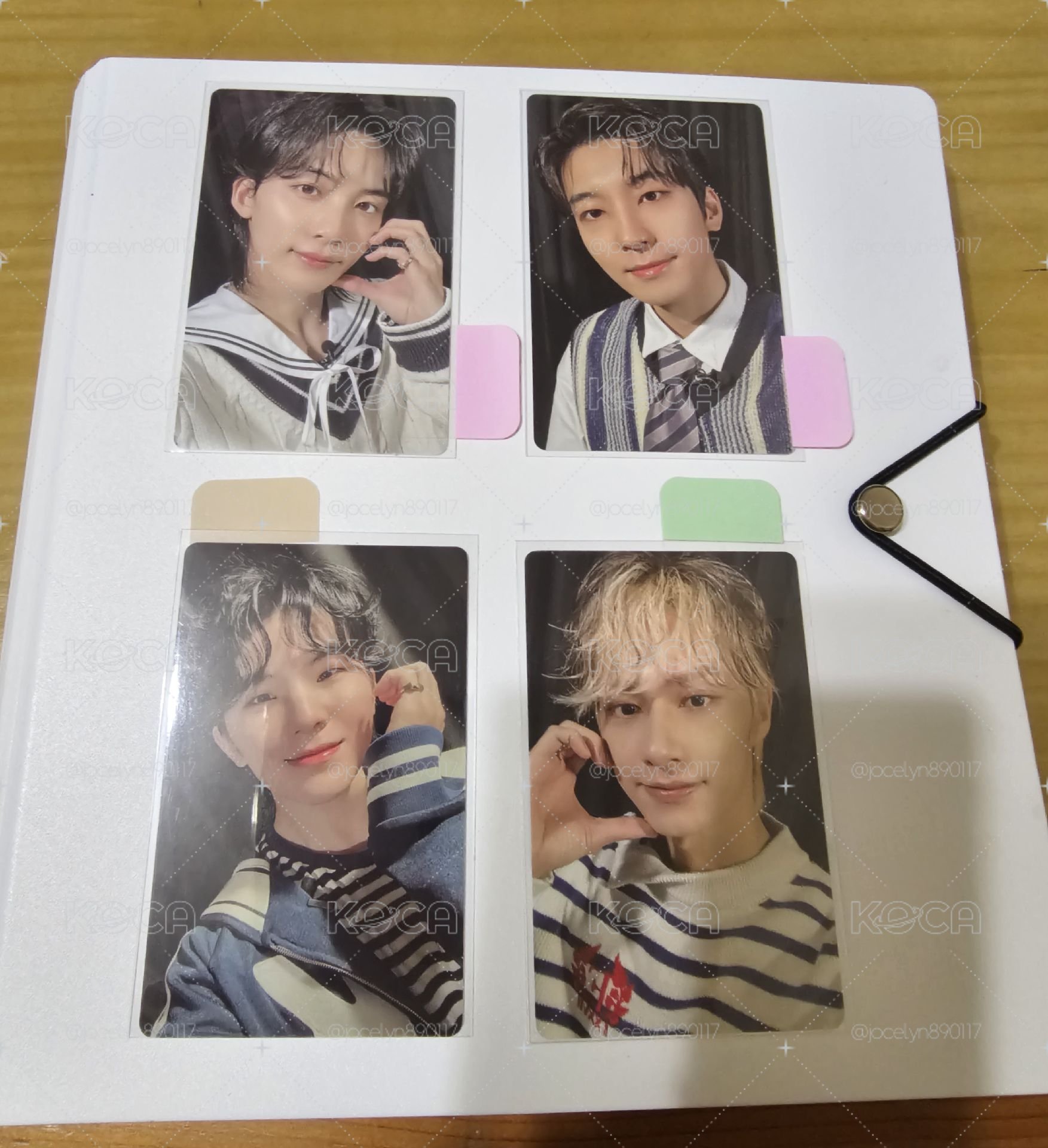 SEVENTEEN DVD小卡 漢俊圓勳