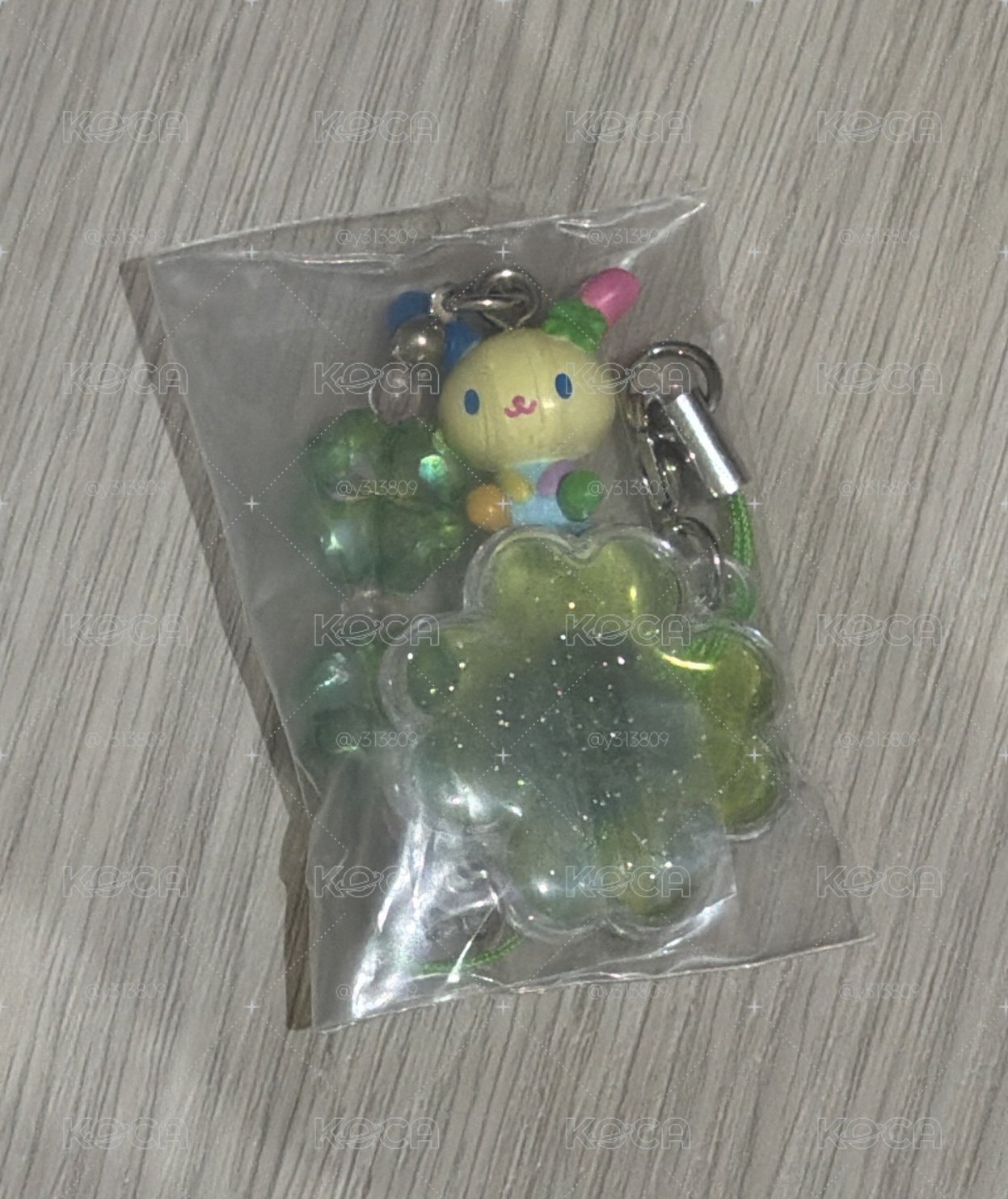 平成幸運草吊飾 花小兔