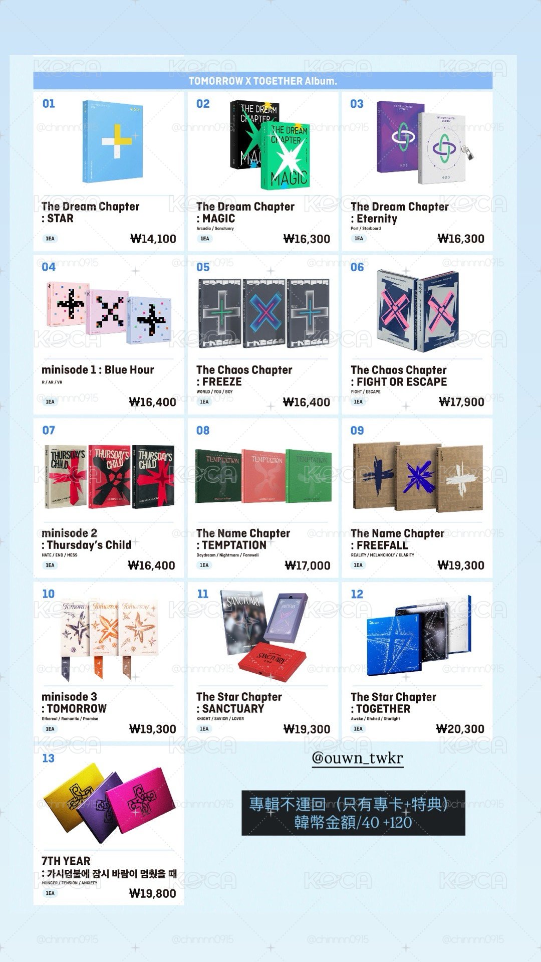 TXT LAYER OF US 展覽周邊（專輯）