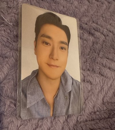 SS10 周邊卡 小熊餅乾卡 siwon 始源