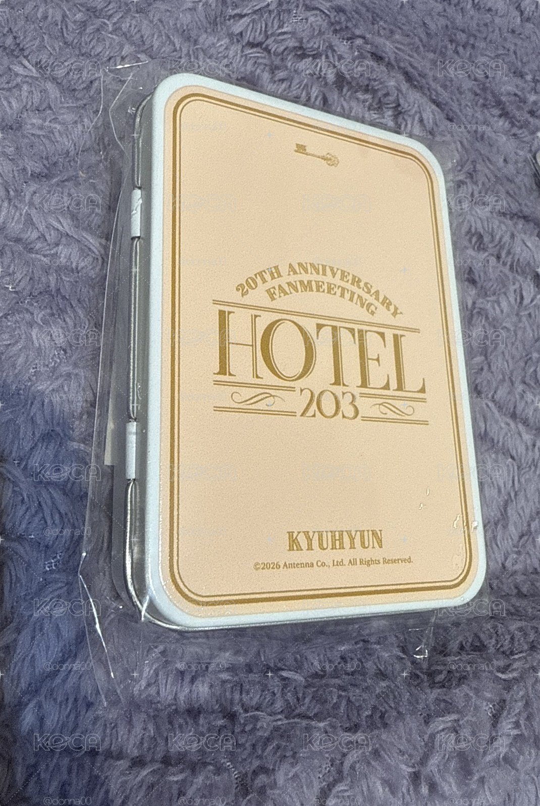 20週年FM 徽章 圭賢 hotel203