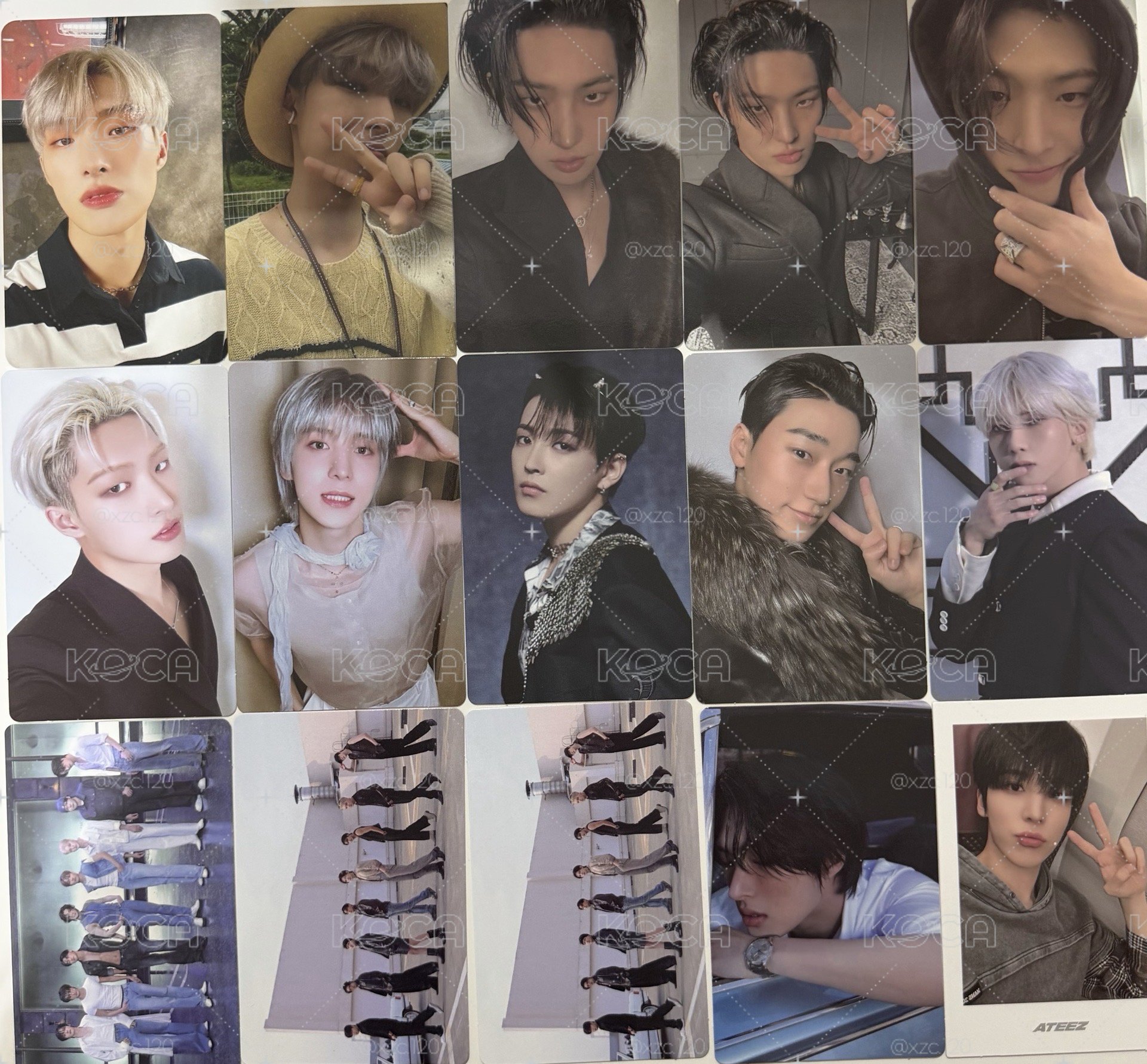 Ateez120張專卡+1張簽售卡