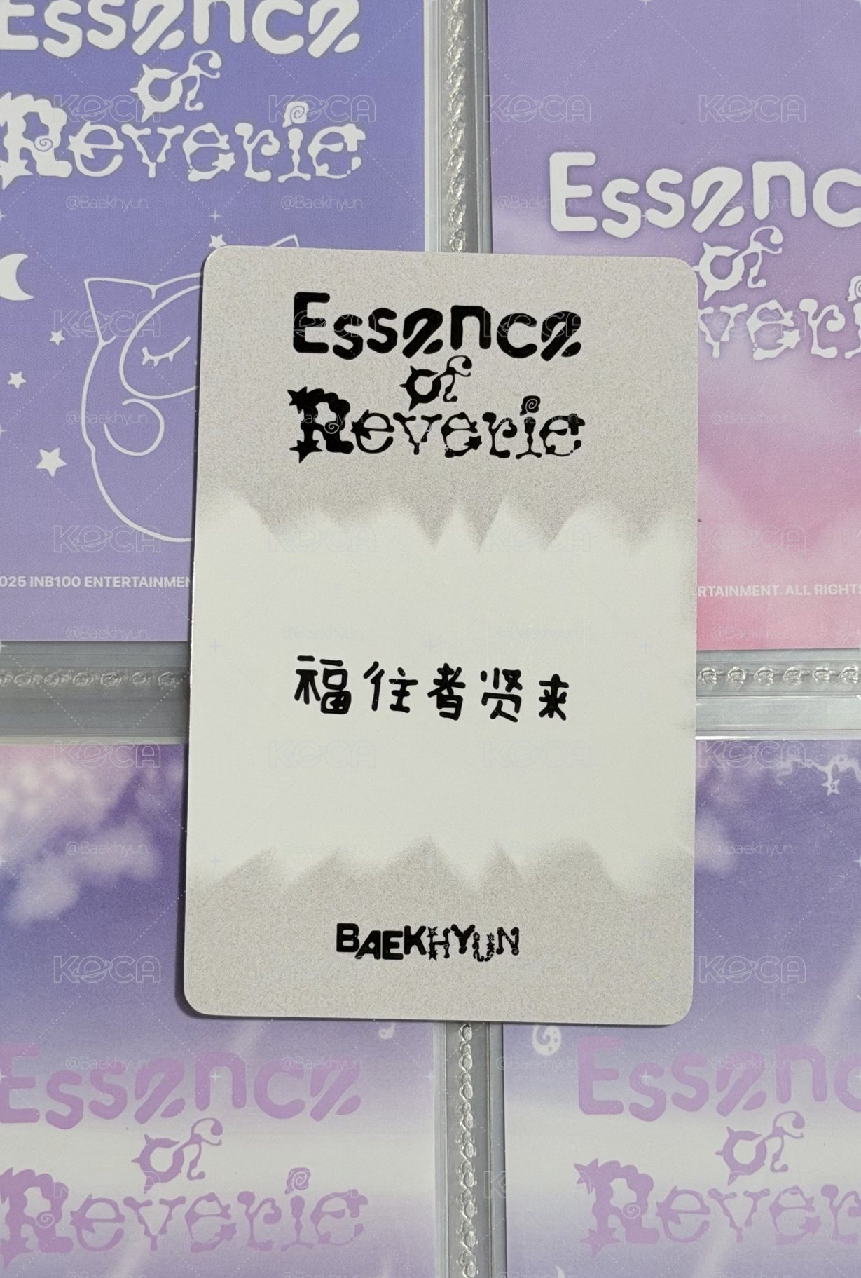 伯賢一直娛中文卡背