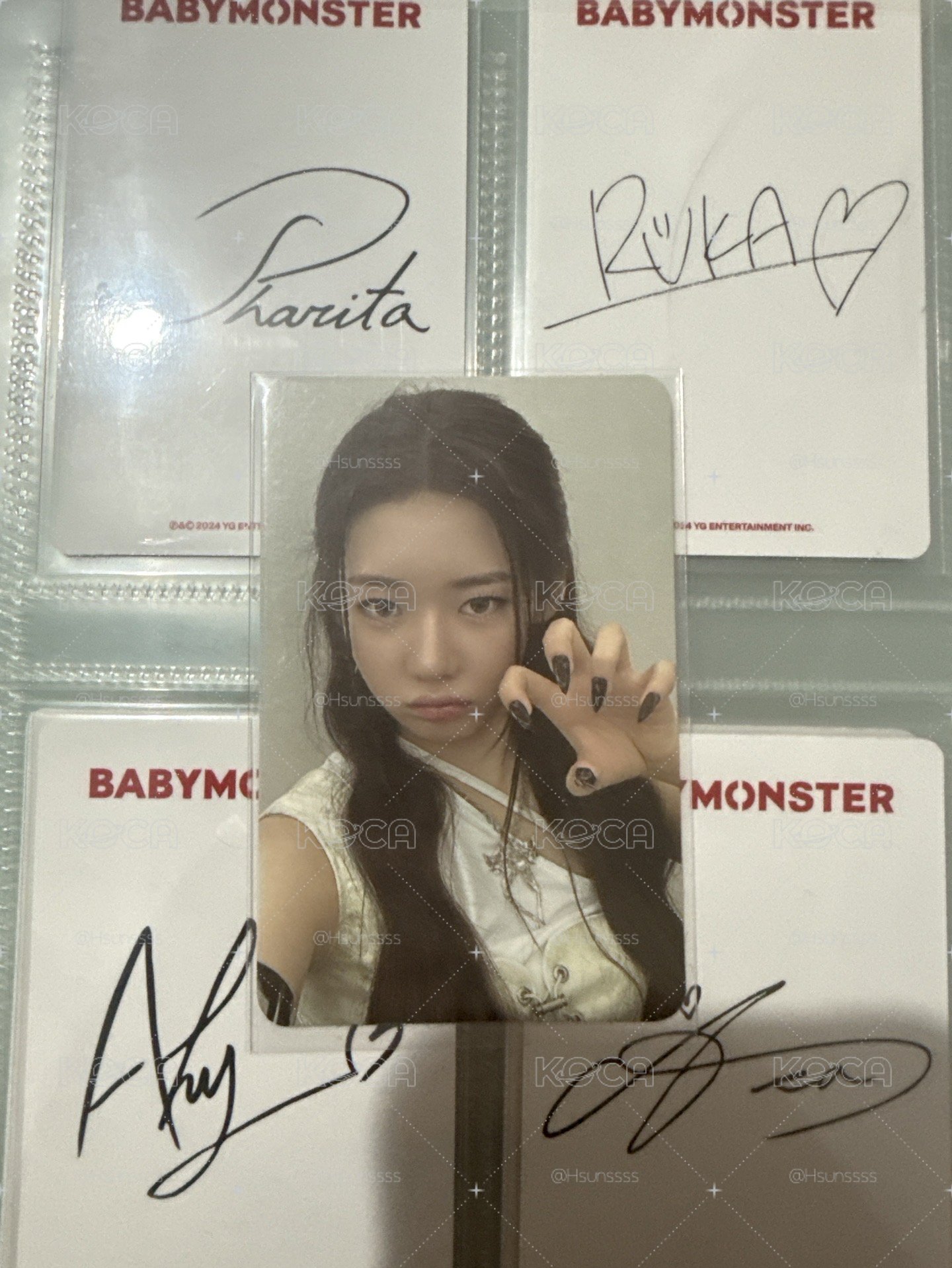 BABYMONS7ER yg 單封預售 A ver 特典茶