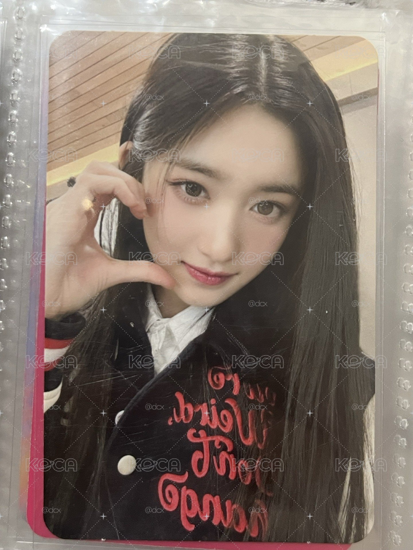 IVE 李瑞 Leeseo I've IVE sw 1.0 棒球服臉頰比心瑞