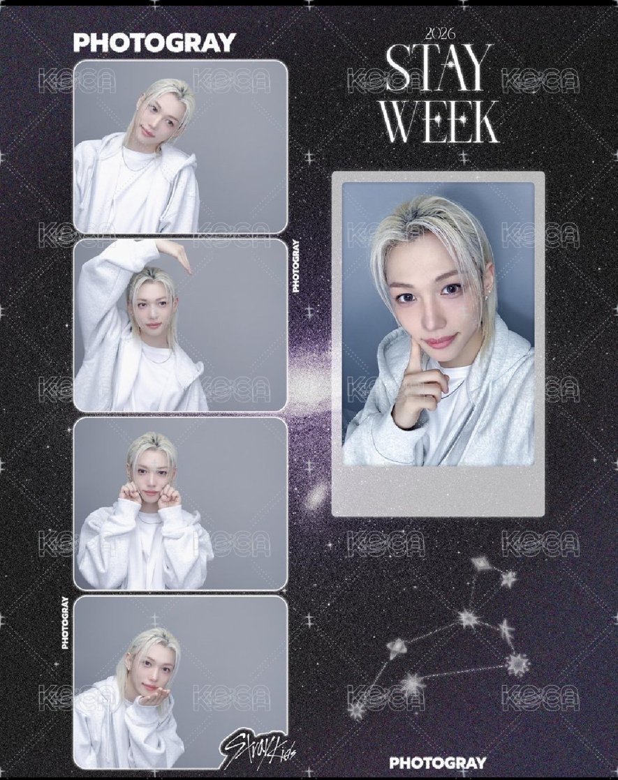 PHOTOGRAY 人生四格卡 / 拍貼 2026 STAY WEEK