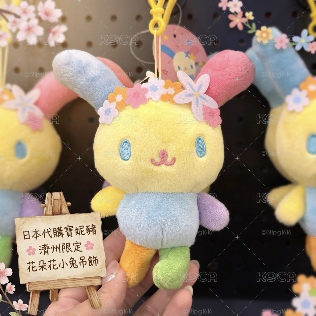 濟州島限定花朵花小兔