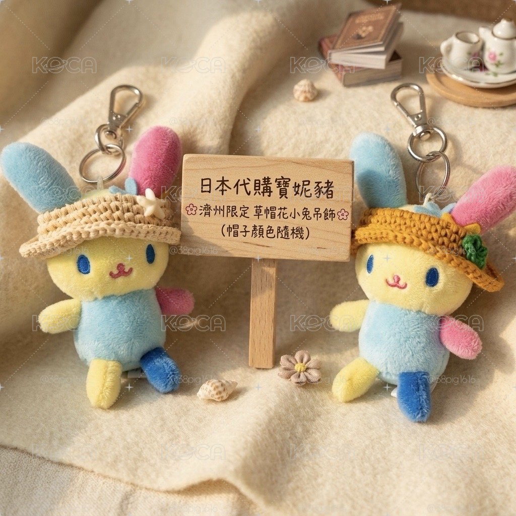濟州島限定草帽花小兔