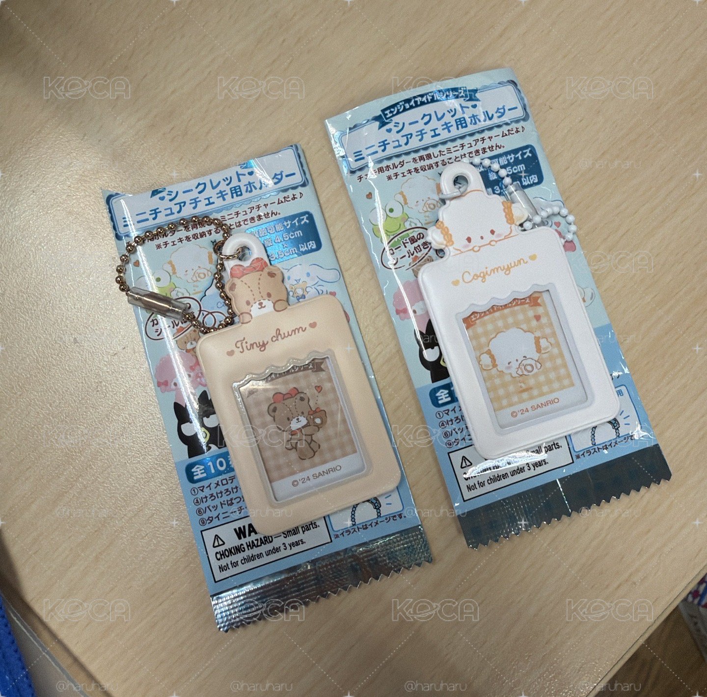 三麗鷗證件照卡套 小麥粉精靈&Tiny Chun