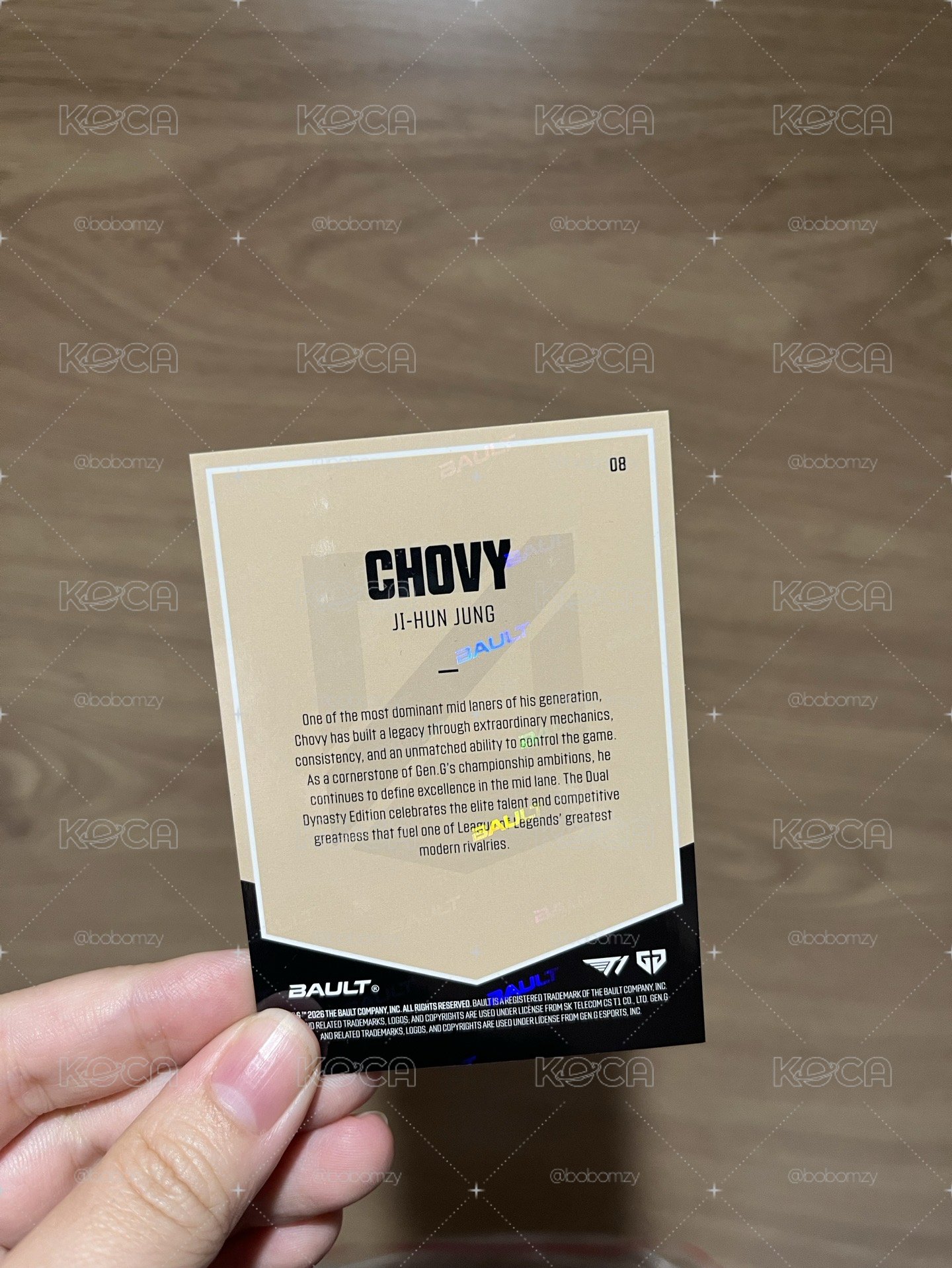 bault chovy 超威小卡