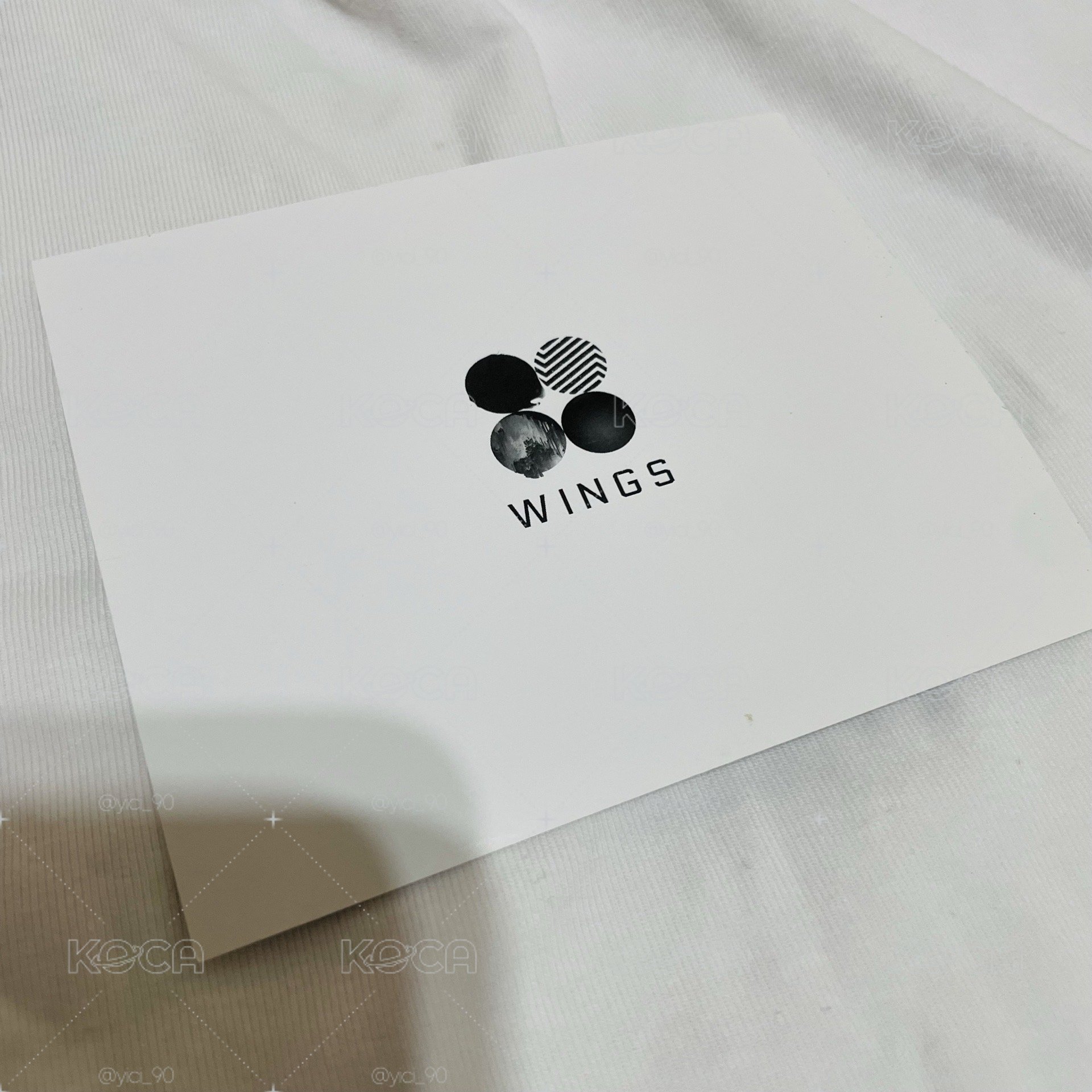 BTS WINGS 團卡