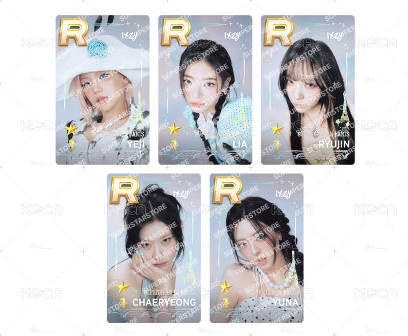 ITZY Motto巴黎限定遊戲卡