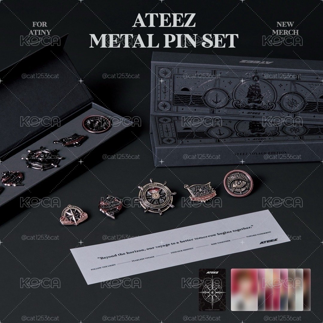 預購✨fanplday 徽章 METAL PIN SET - VOYAGE EDITION 無小卡