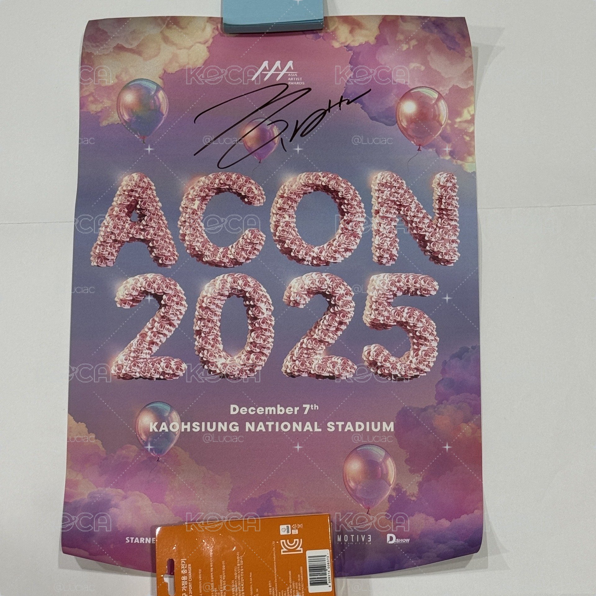 Acon 金弘中 親簽海報