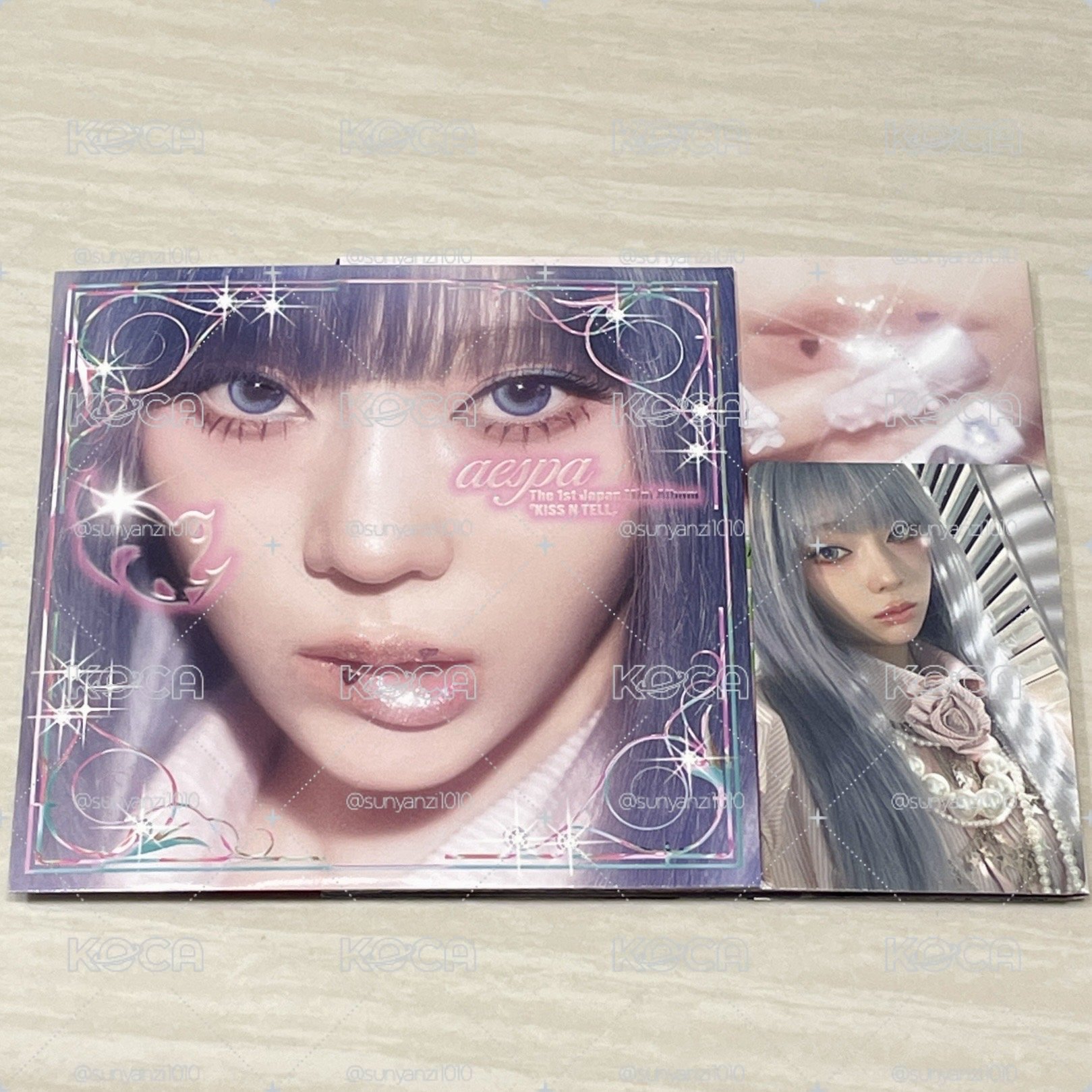 aespa 冬封 冬卡 KISS N TELL Poster Ver 海報版