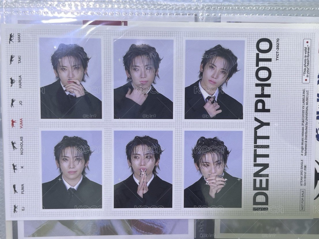 YUMA 月狼 專輯卡 ID card 證件照