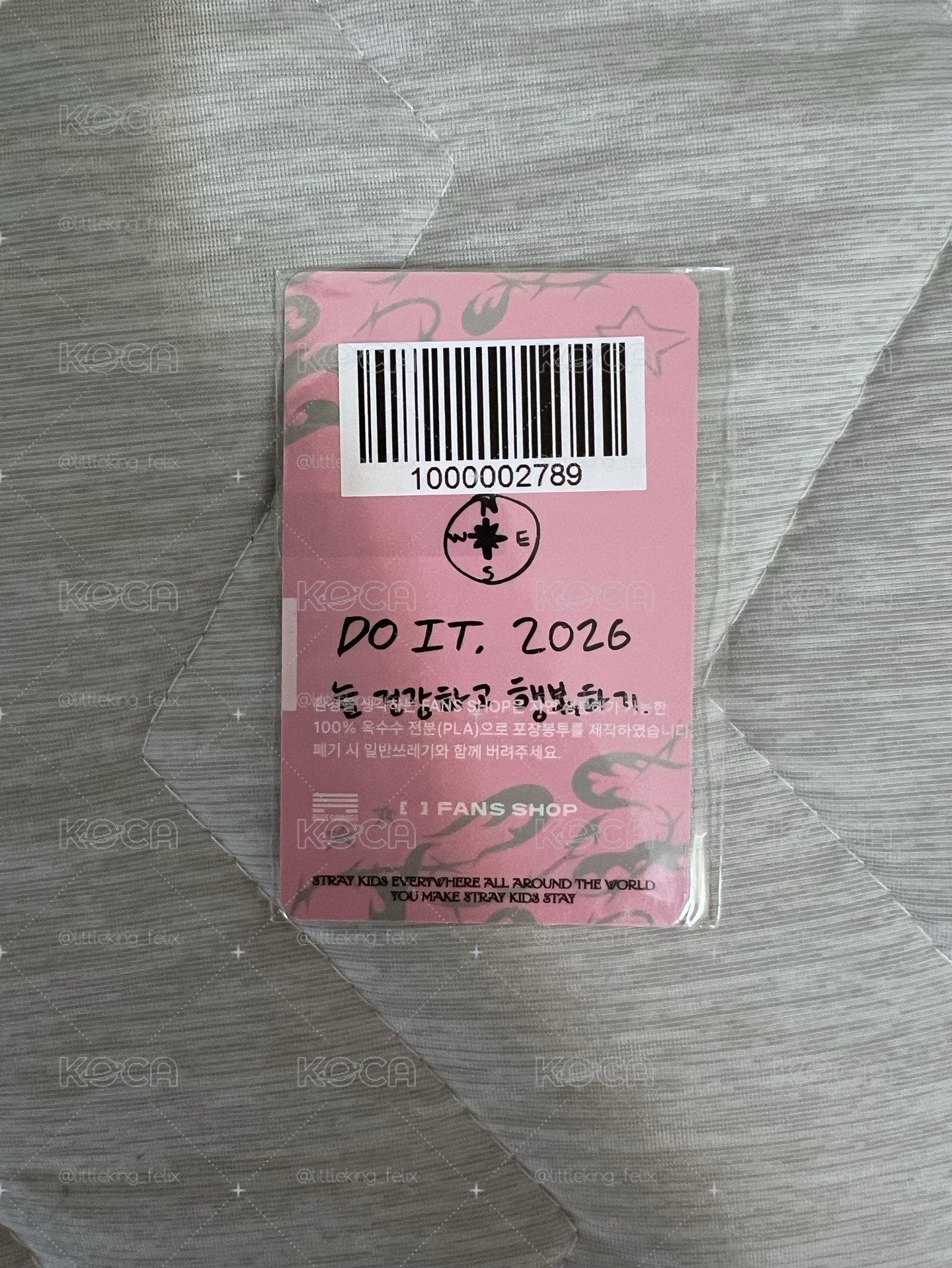 【Stray Kids】SKZ 小卡 燦 旻 彬 辰 城 菲 玟 寅 do it fan 2.0幸運卡