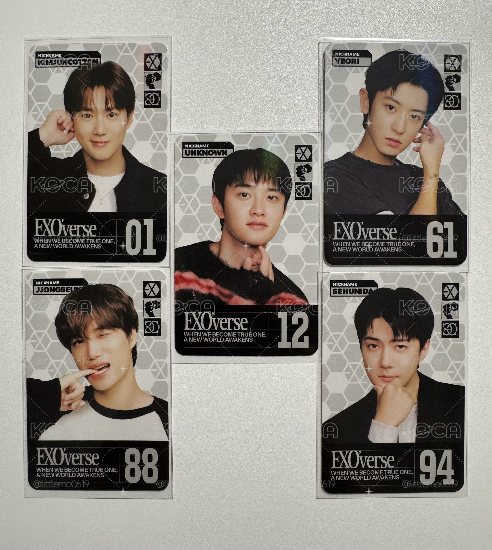 🤍EXO 全員25 FM 隨機卡 閃卡套裝🤍
