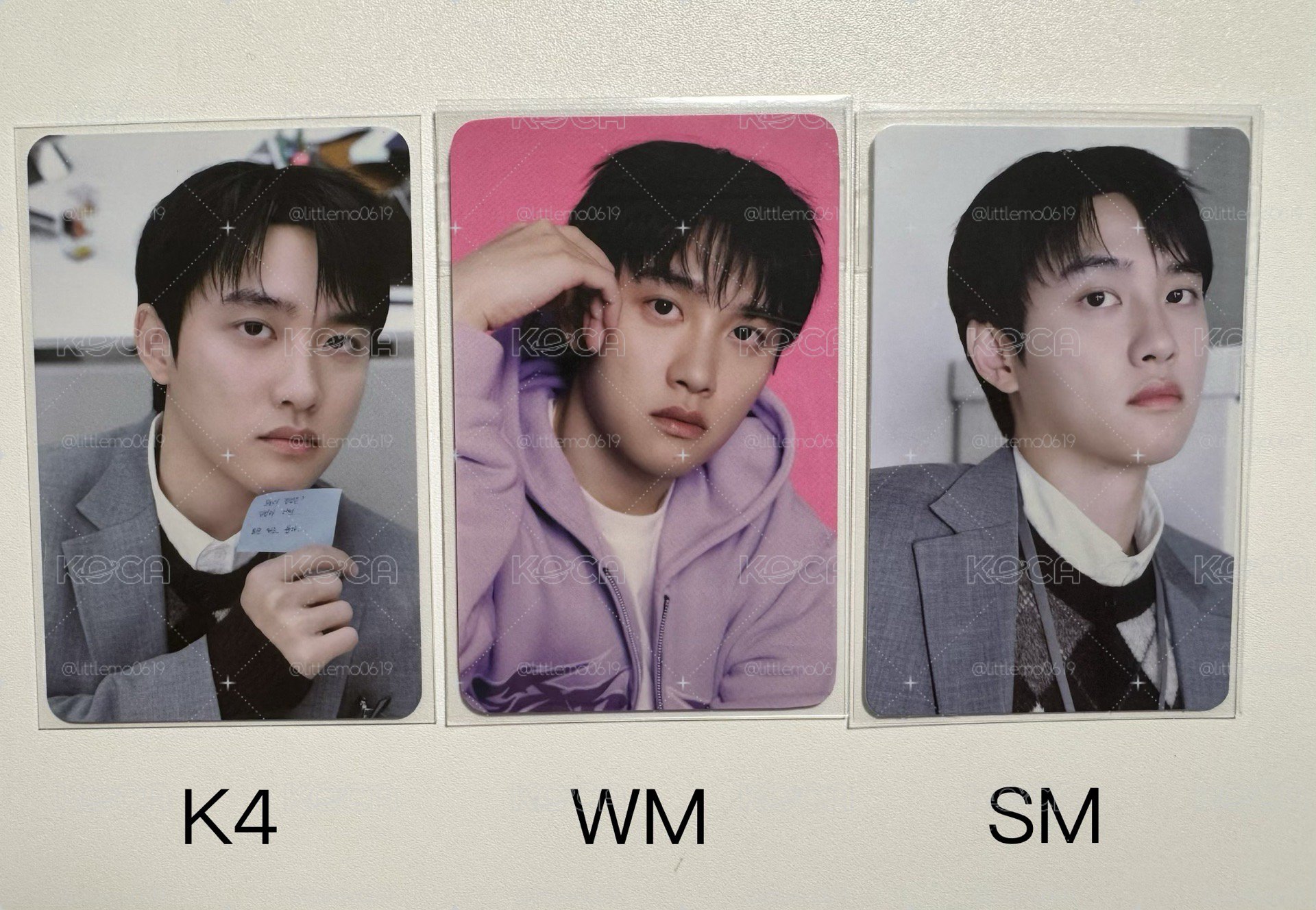 🤍EXO D.O.嘟嘟26年曆 K4/WM/SM三特典卡 套裝🤍