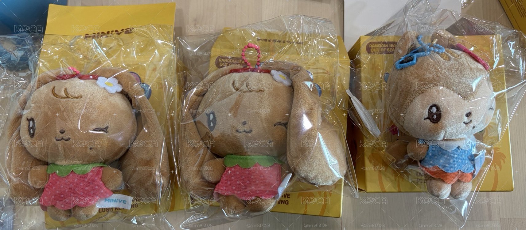 Minive 曬黑娃 壓克力鑰匙圈