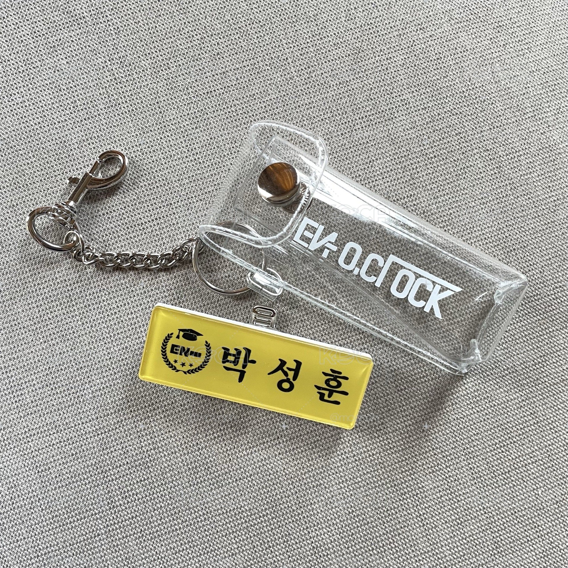 EN-O’CLOCK鑰匙圈成訓 姓名牌