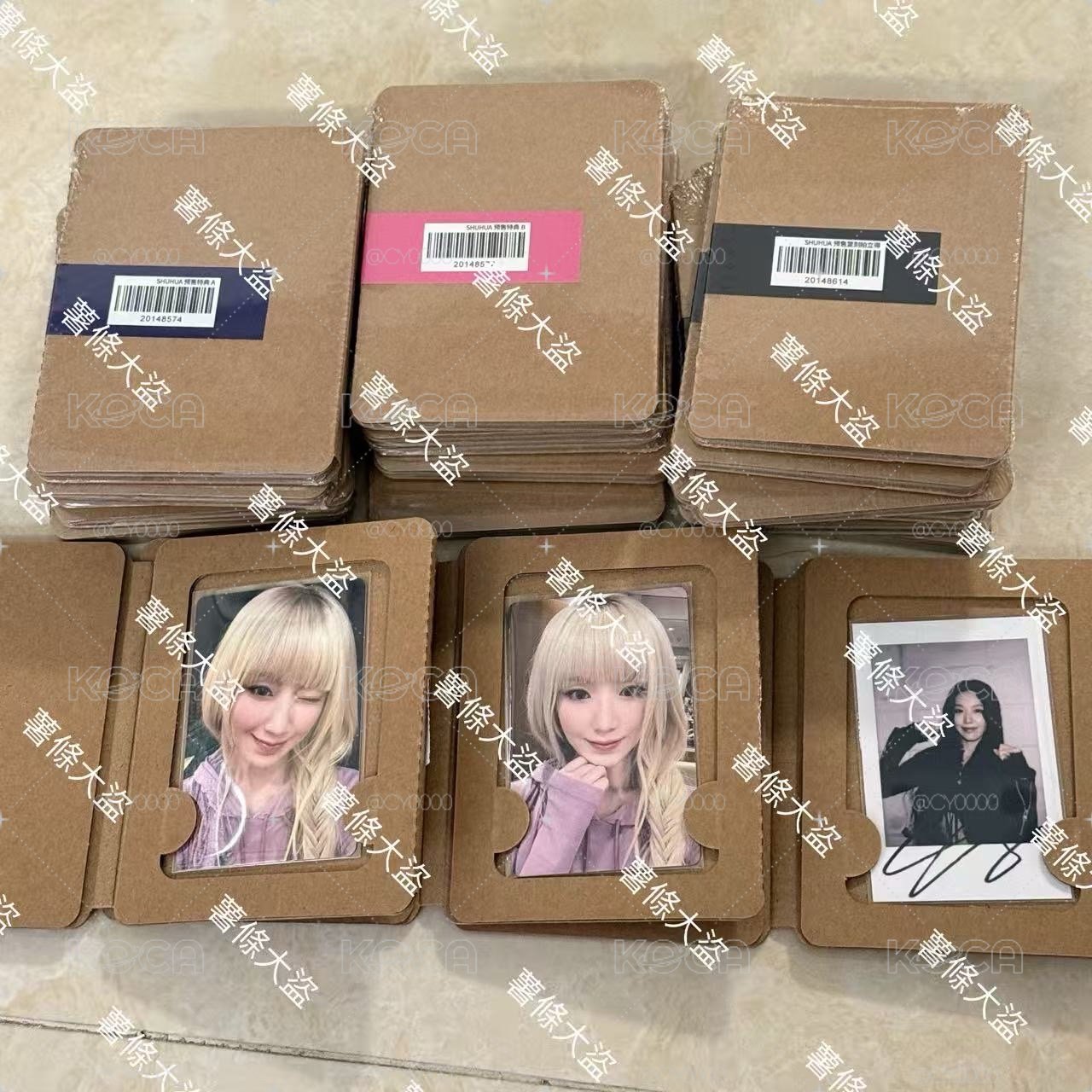 We made 京東 預售 特典卡 2卡1拍 刷