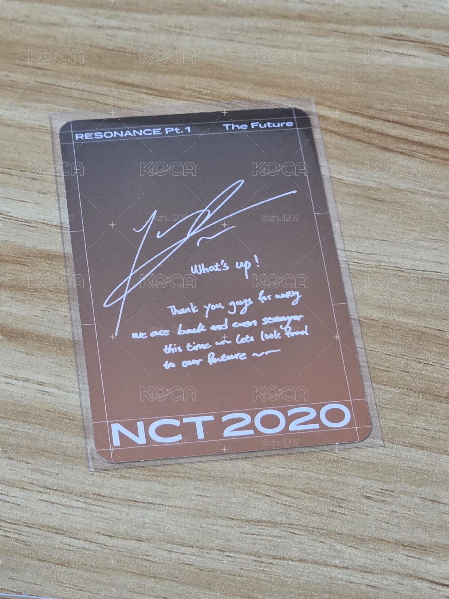 揚揚 NCT 2020 & 威神V Kick Back 、On My Youth 專輯卡