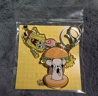 海綿吉x漢堡及壓克力鑰匙圈