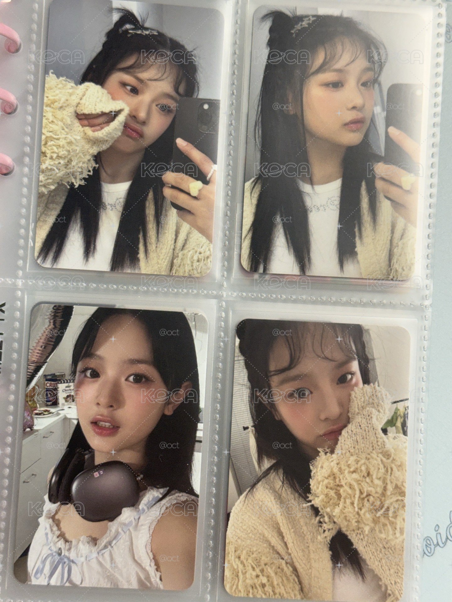 hanni23&24年曆卡