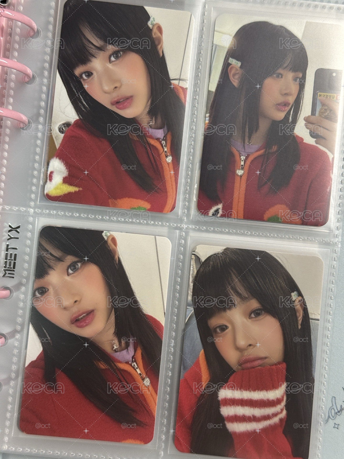 hanni23&24年曆卡盤